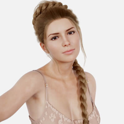 Gabby Character Morph for Genesis 8 Female
