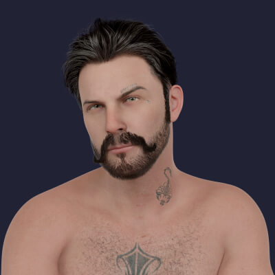 Jackson Character Morph for Genesis 8 Male