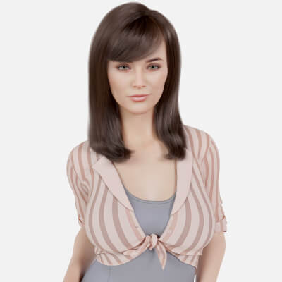 Linda Character Morph for Genesis 8 Female