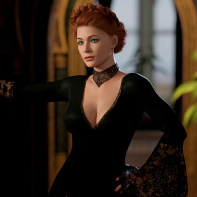 Ophelia Character Morph for Genesis 8 Female