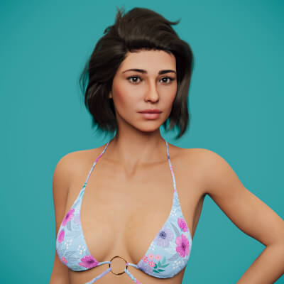 Pamela Character Morph for Genesis 8 Female by CGSerpent