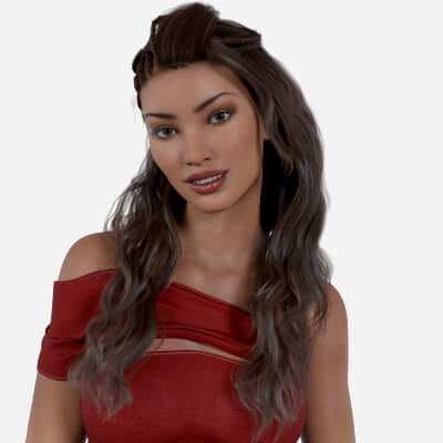 Teagan Character Morph for Genesis 8 Female