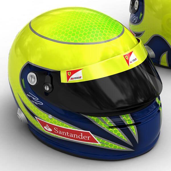 Helmet F1 2011 Felipe Massa 3D Model by CGShape