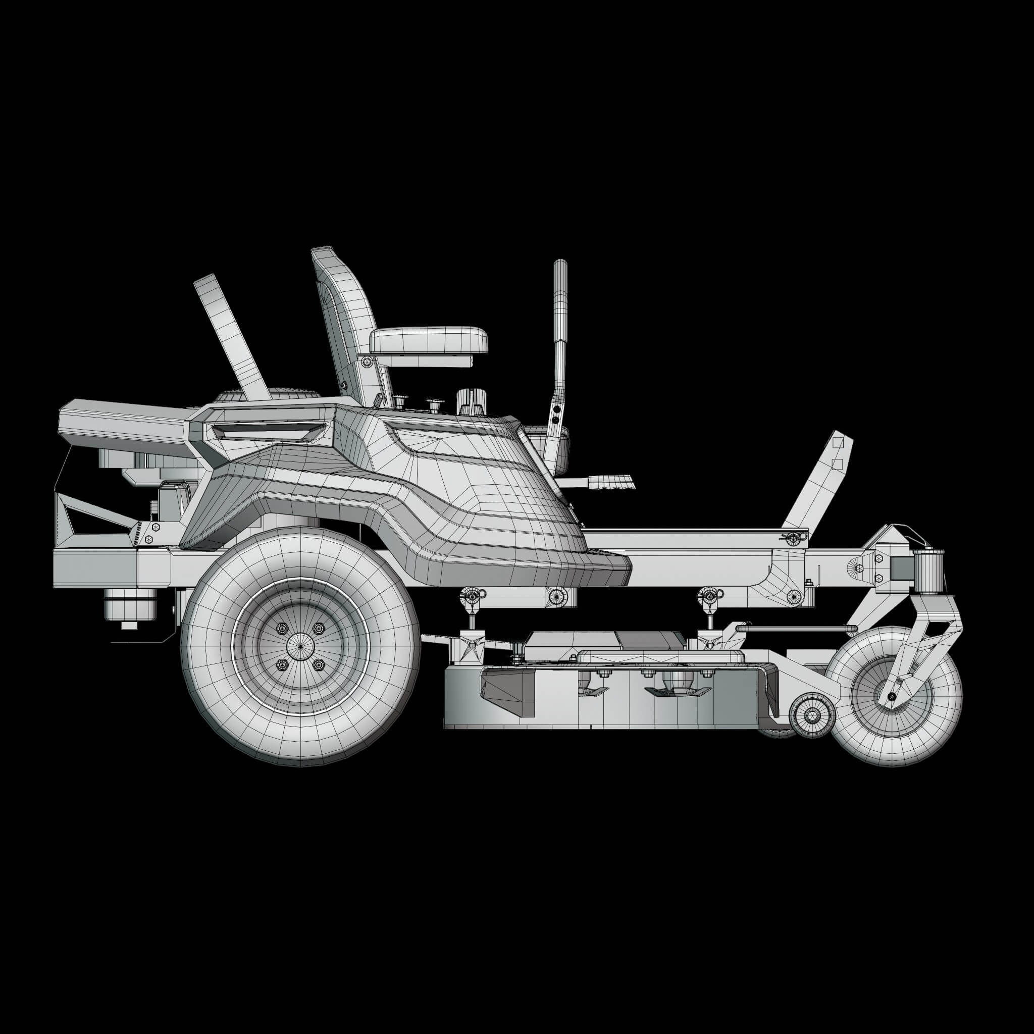 Ariens Ikon XD 60 3D Model by CGShved