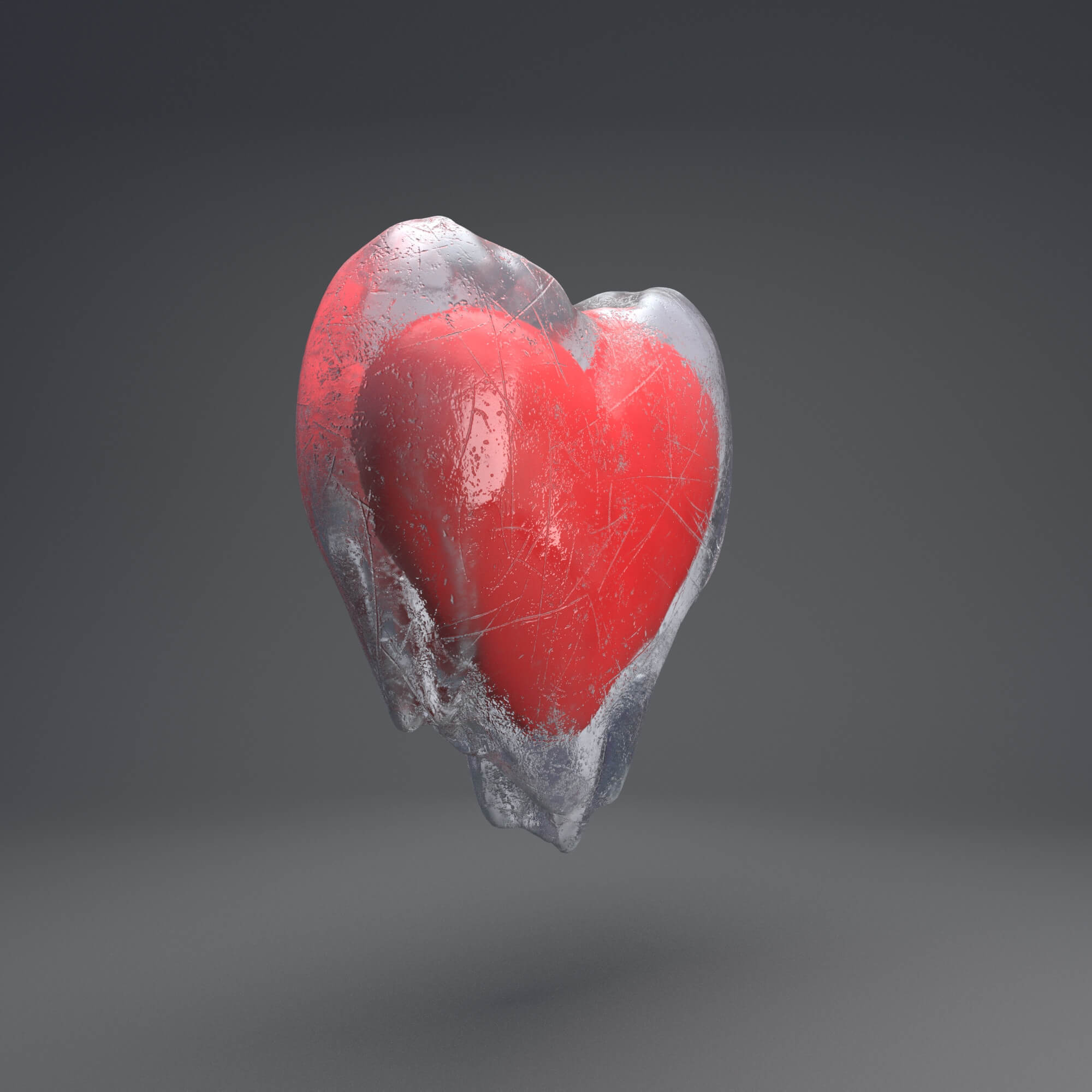Frozen Heart 3D Model by CGZen