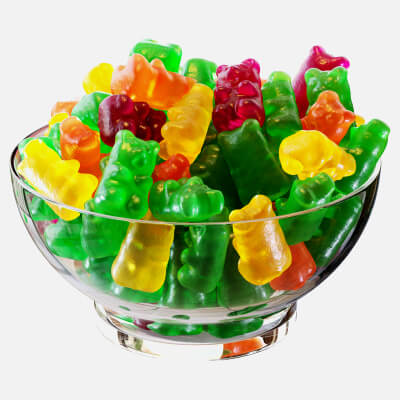 Gummy Bears in a Bowl Corona