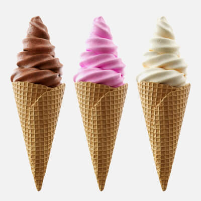 Twisted Ice Cream Cone