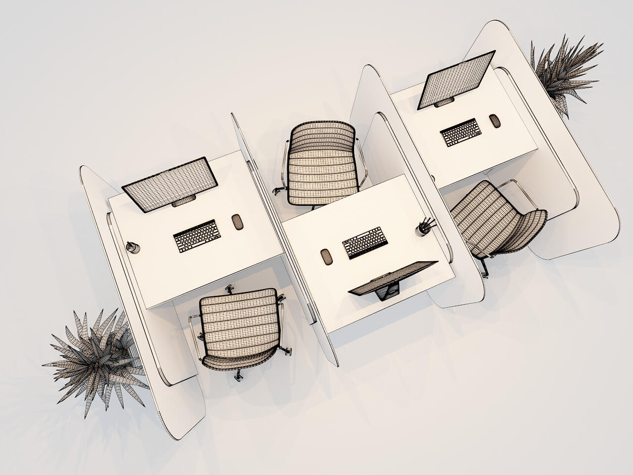 Work station - 3D Model by chakad