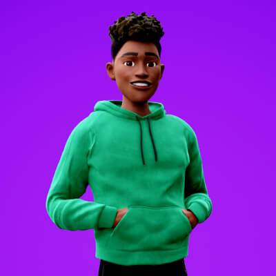 Game Cartoon Boy Rigged