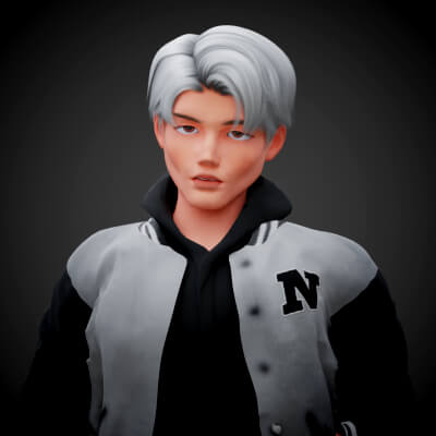 Game Cartoon Boy Rigged