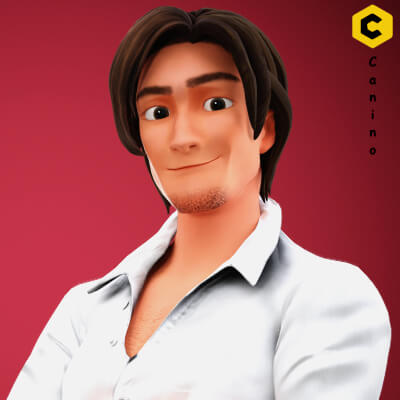 Game Cartoon Boy Rigged