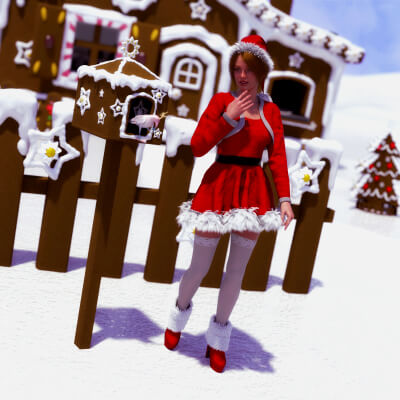 G9 Poses for Magical Gingerbread Houses Part 01