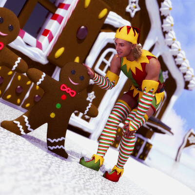 G9 Poses for Magical Gingerbread Houses Part 02