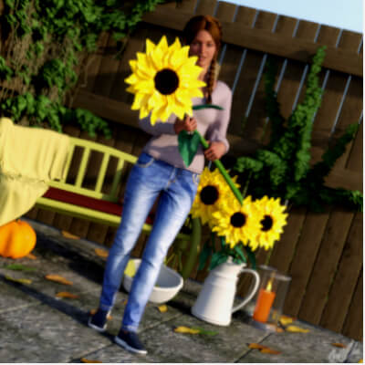 Romantic Autumn Decoration - Genesis 9 Poses Part 2