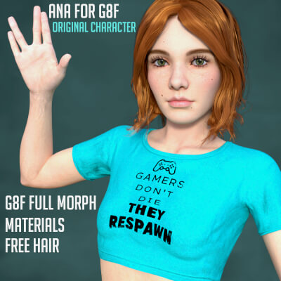 Ana for G8F - Female Character