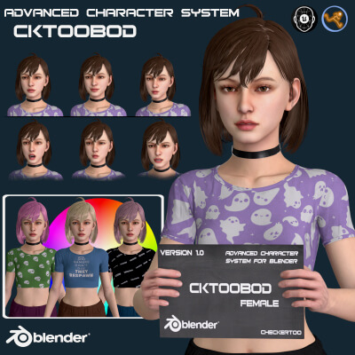 Cktoobod Female - Advanced Character System by CheckerToo