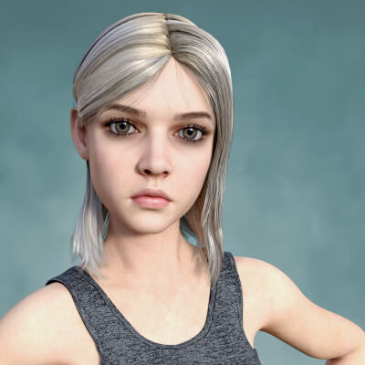 Coco for G8F - Morphs Materials and Hair