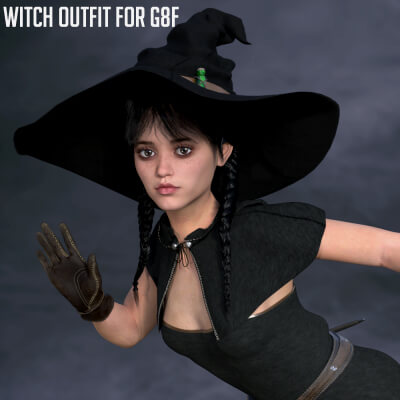 Witch Outfit for G8F