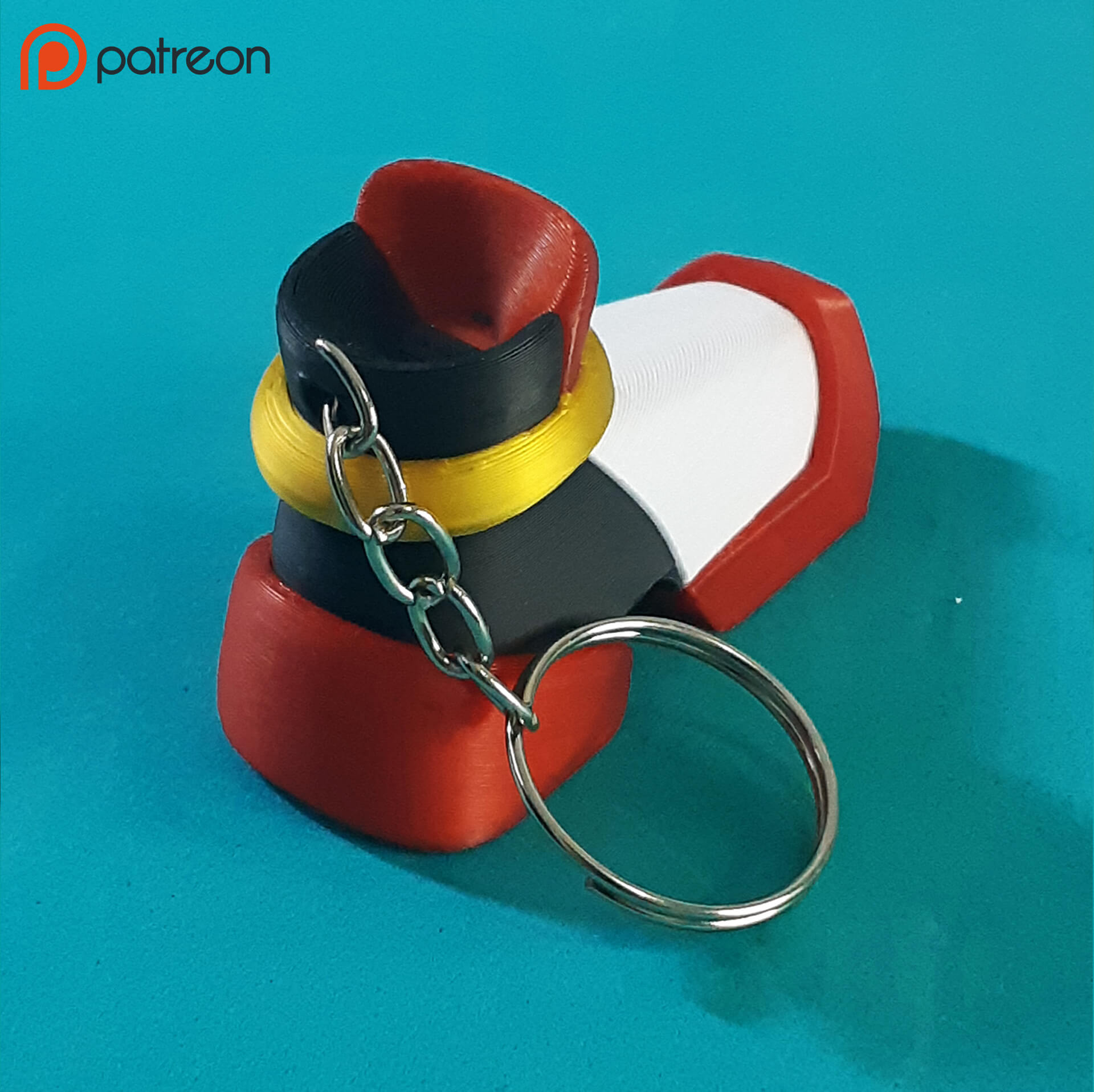 Shadow the Hedgehog: Keychain Shoe - (3MF available) 3D Model by ...