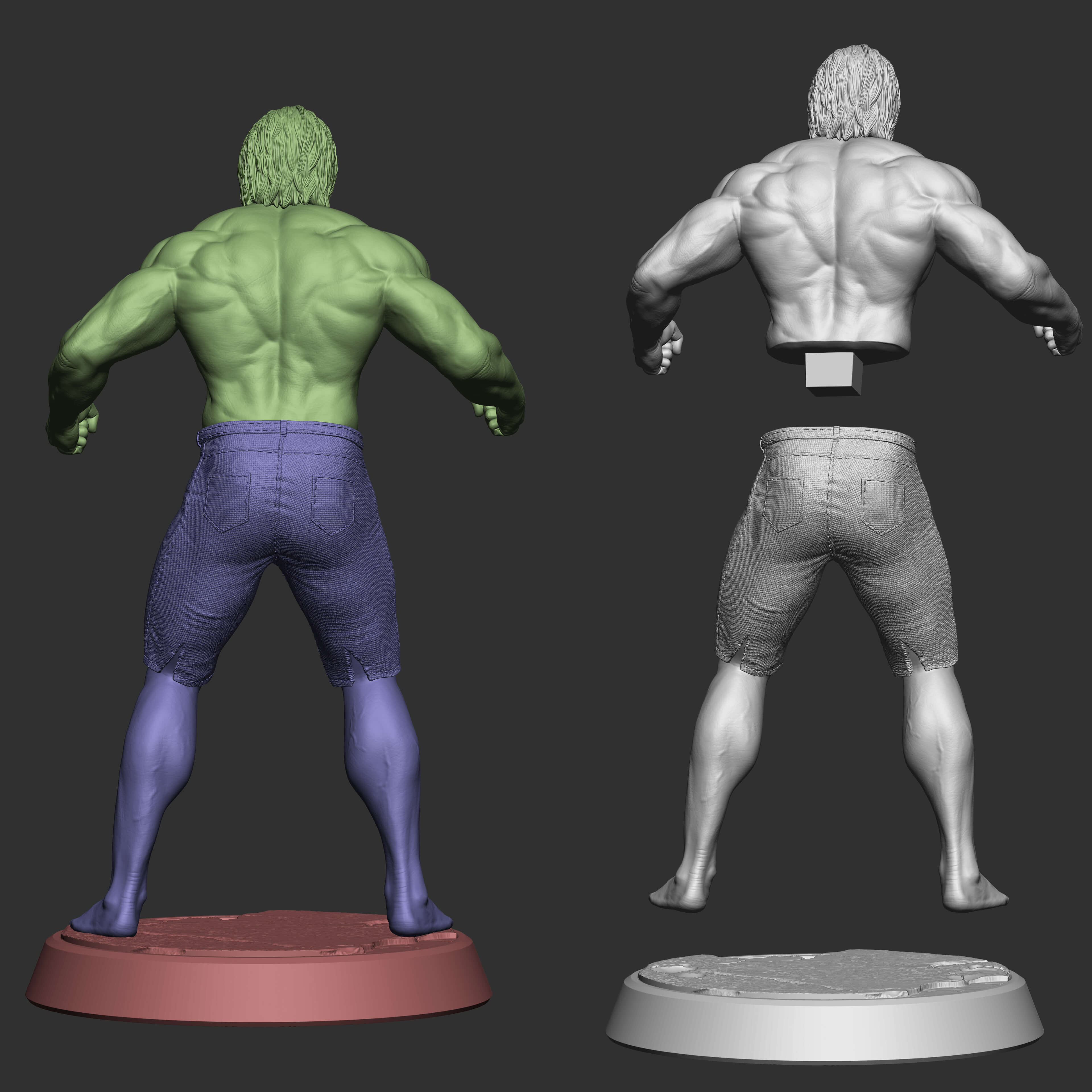 Lou Ferrigno Hulk - 3D Model by chfonte2