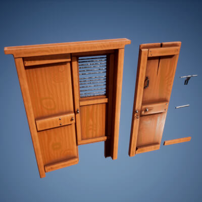 Door Wooden F