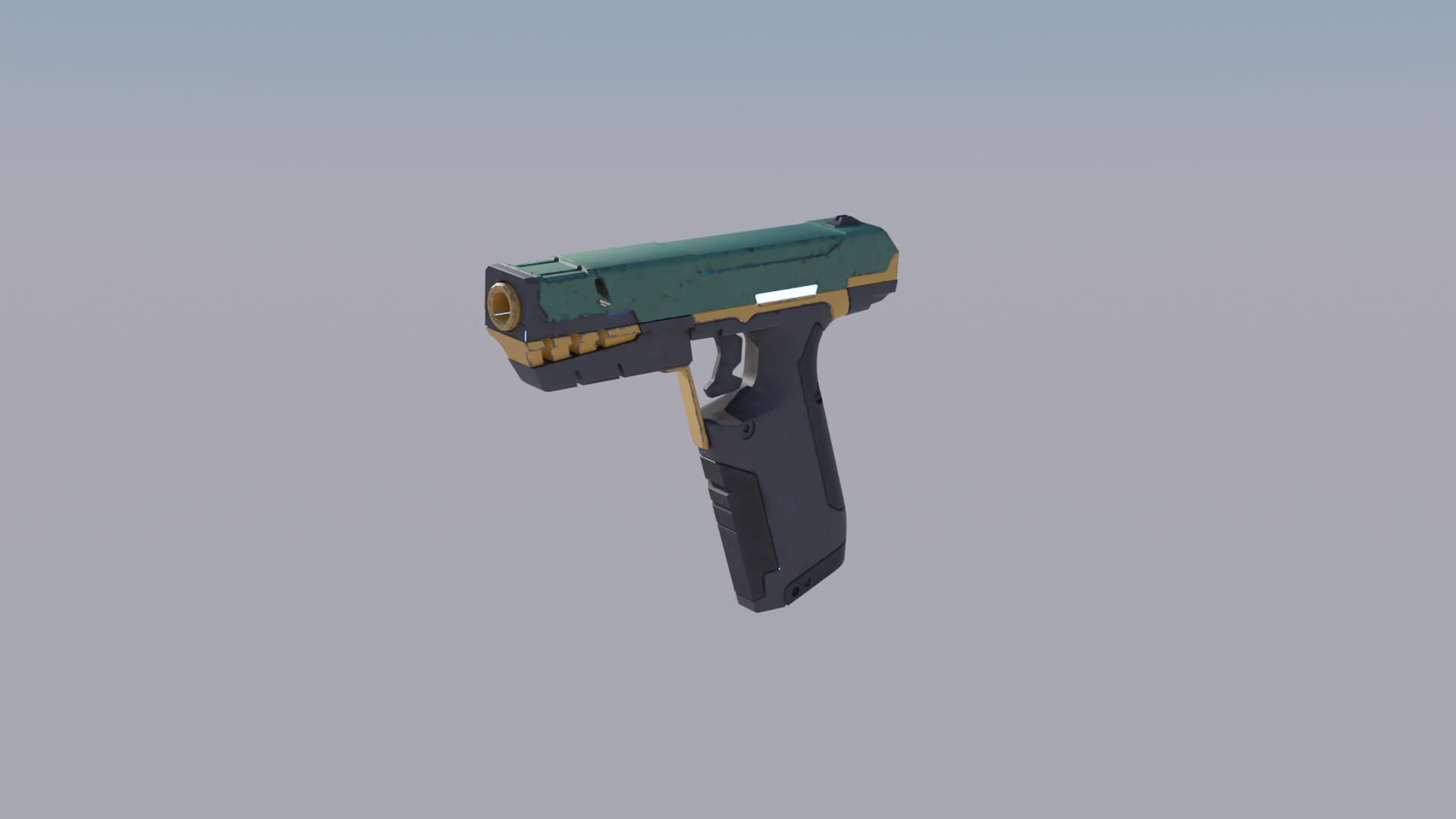 Handgun HG01 - Free 3D Model by chhatrashal