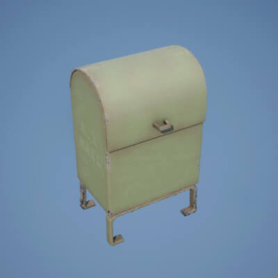 Mail Letter Box A - Free 3D Model by chhatrashal