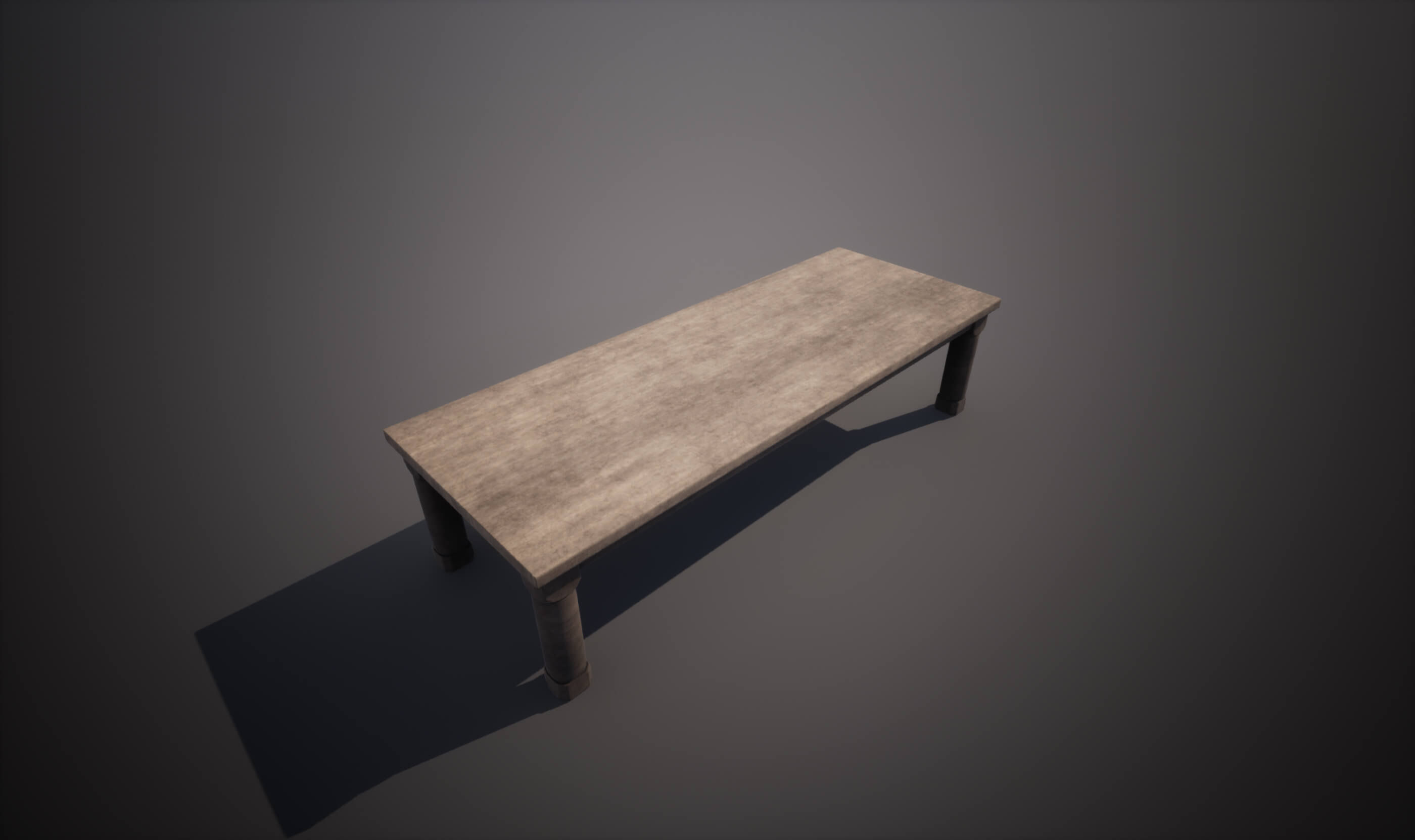 Long Table A - 3D Model by chhatrashal