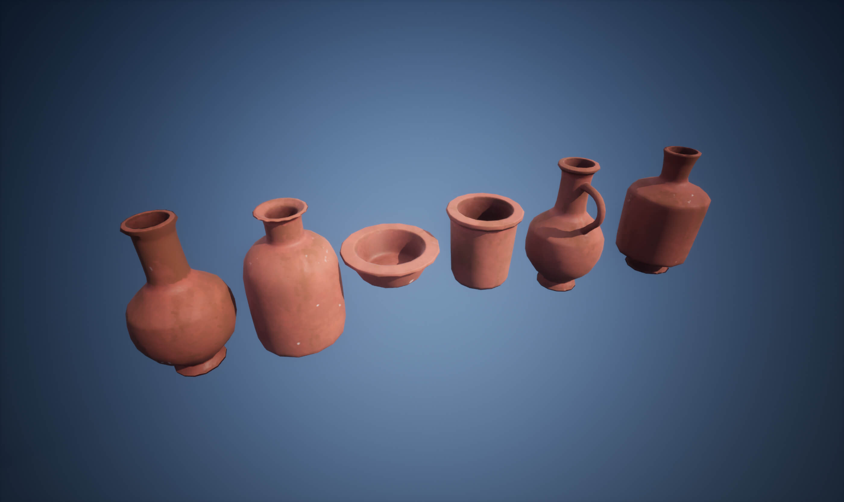 Mud Utensils A 3D Model by chhatrashal