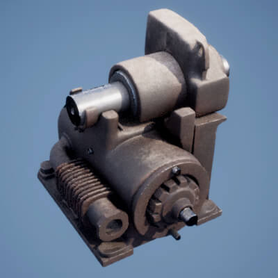 Old Industrial Motor