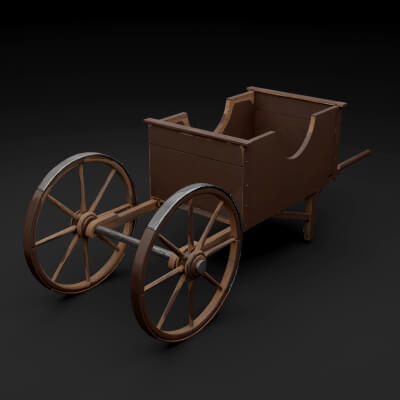 Wooden Cart R3