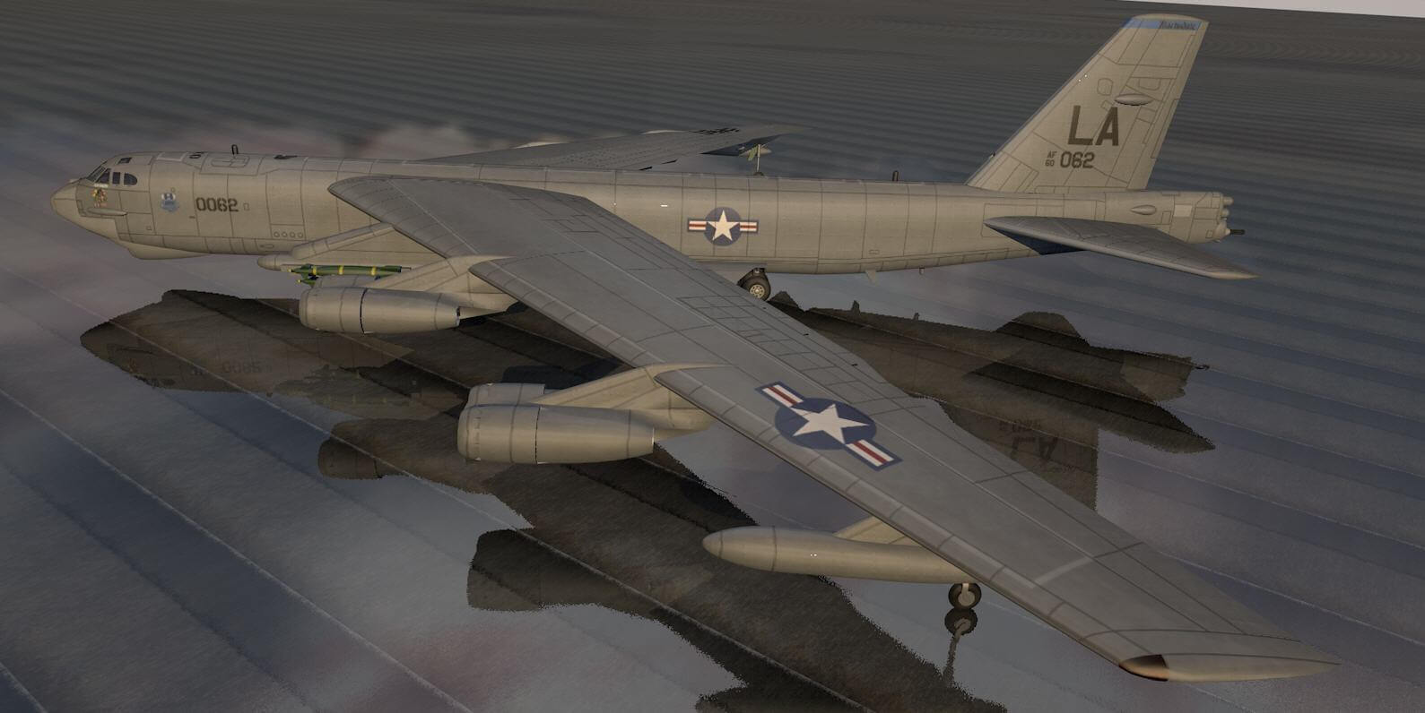 Boeing B-52 Stratofortress 3D Model by ChipBassChaos