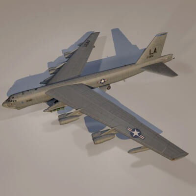 Boeing B-52 Stratofortress 3D Model by ChipBassChaos