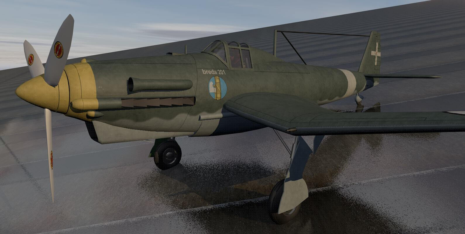 Breda Ba201 3D Model by ChipBassChaos