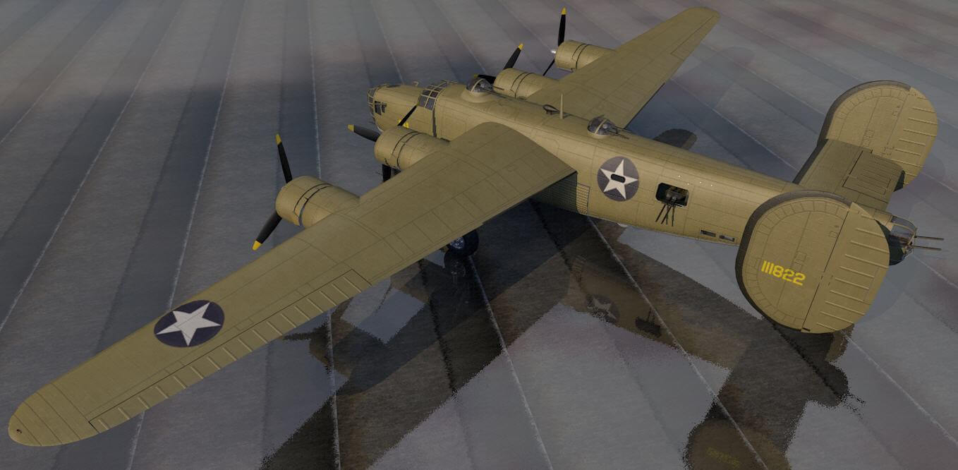 Consolidated XB41 Escort Fighter 3D Model by ChipBassChaos