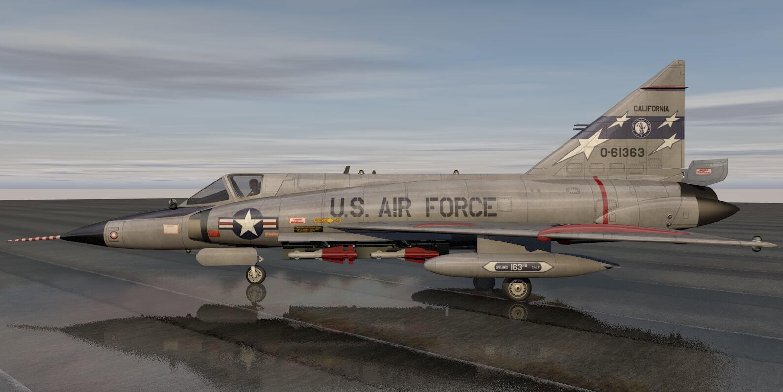 Convair F-102 Delta Dagger 3D Model by ChipBassChaos