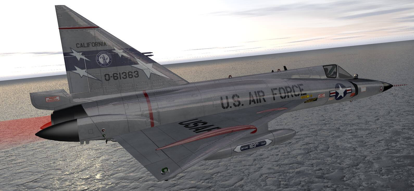 Convair F-102 Delta Dagger 3D Model by ChipBassChaos