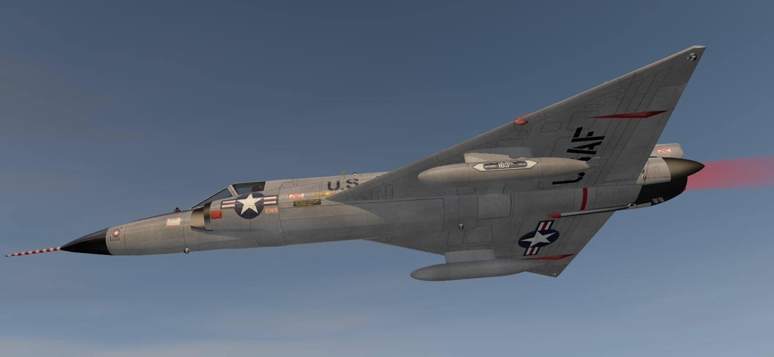 Convair F-102 Delta Dagger 3D Model by ChipBassChaos
