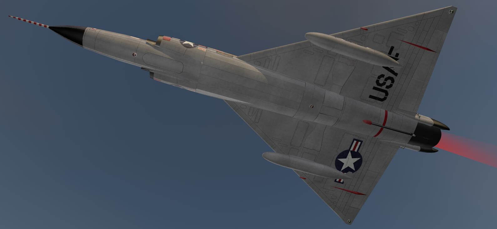 Convair F-102 Delta Dagger 3D Model by ChipBassChaos