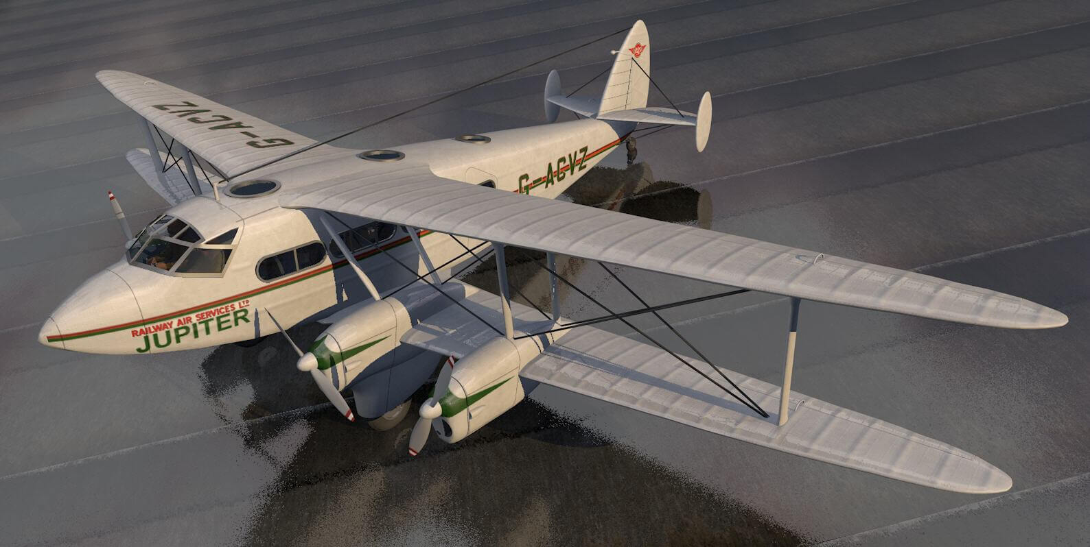 De Havilland DH86 Express 3D Model by ChipBassChaos
