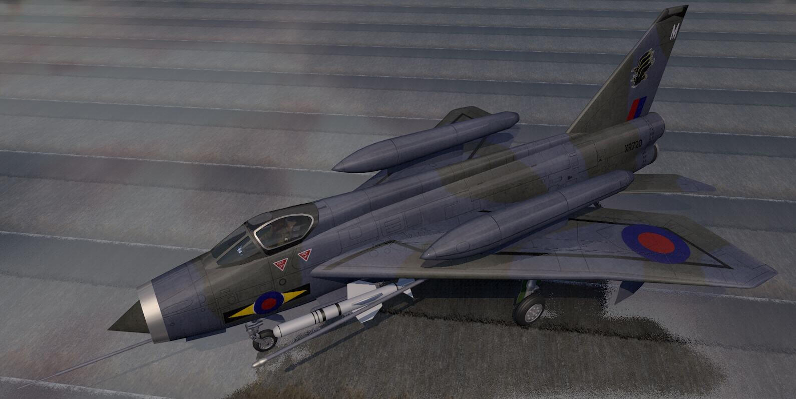 English Electric (BAC) Lightning F6 3D Model by ChipBassChaos