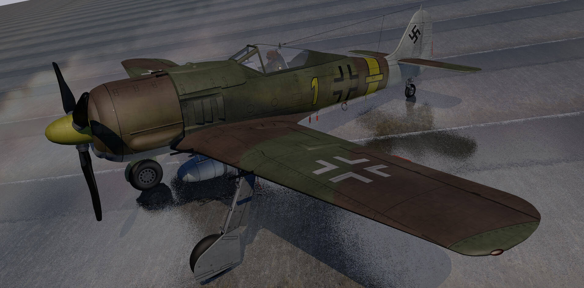 focke wulf rc plane