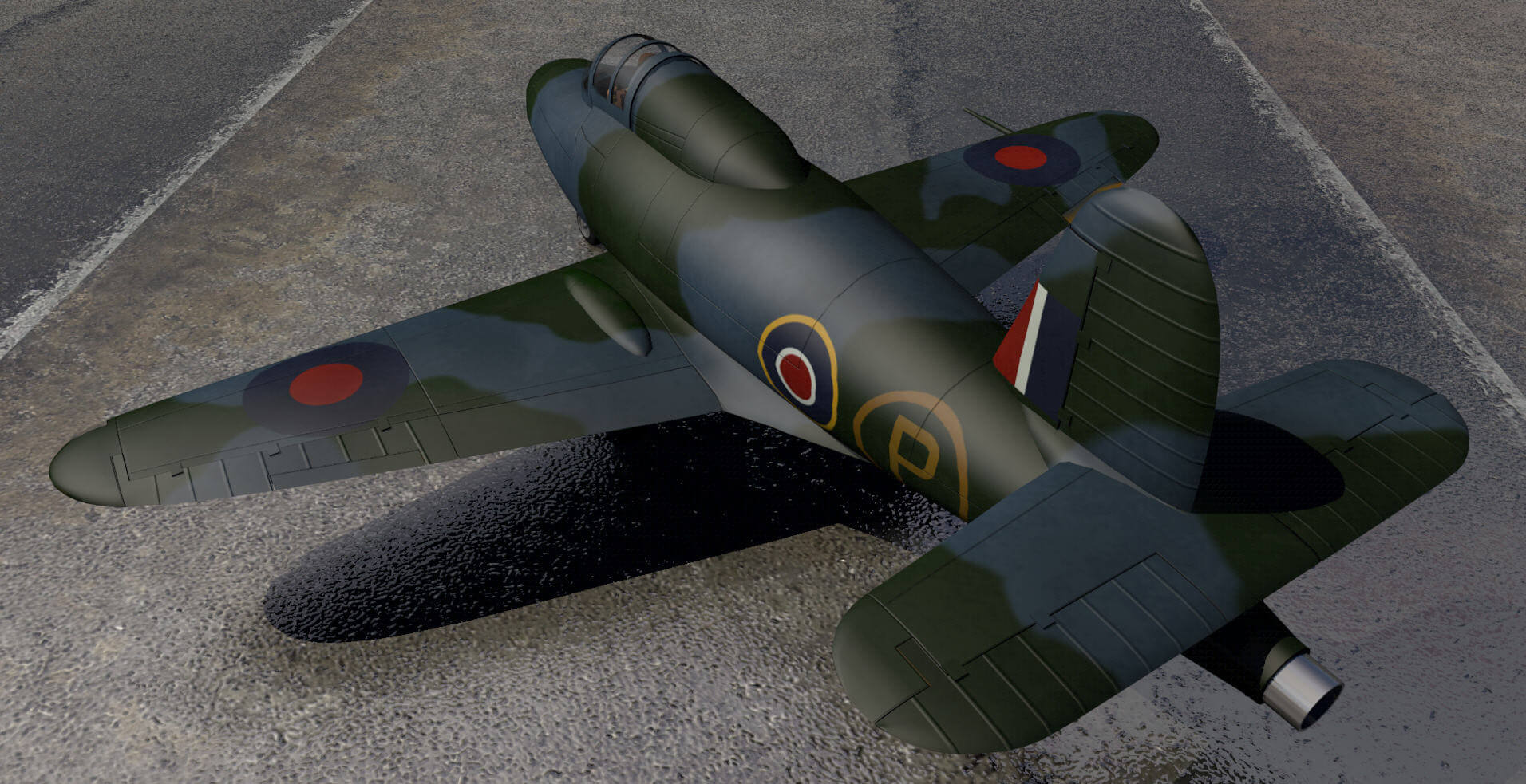 Gloster G40 Pioneer 3D Model by ChipBassChaos