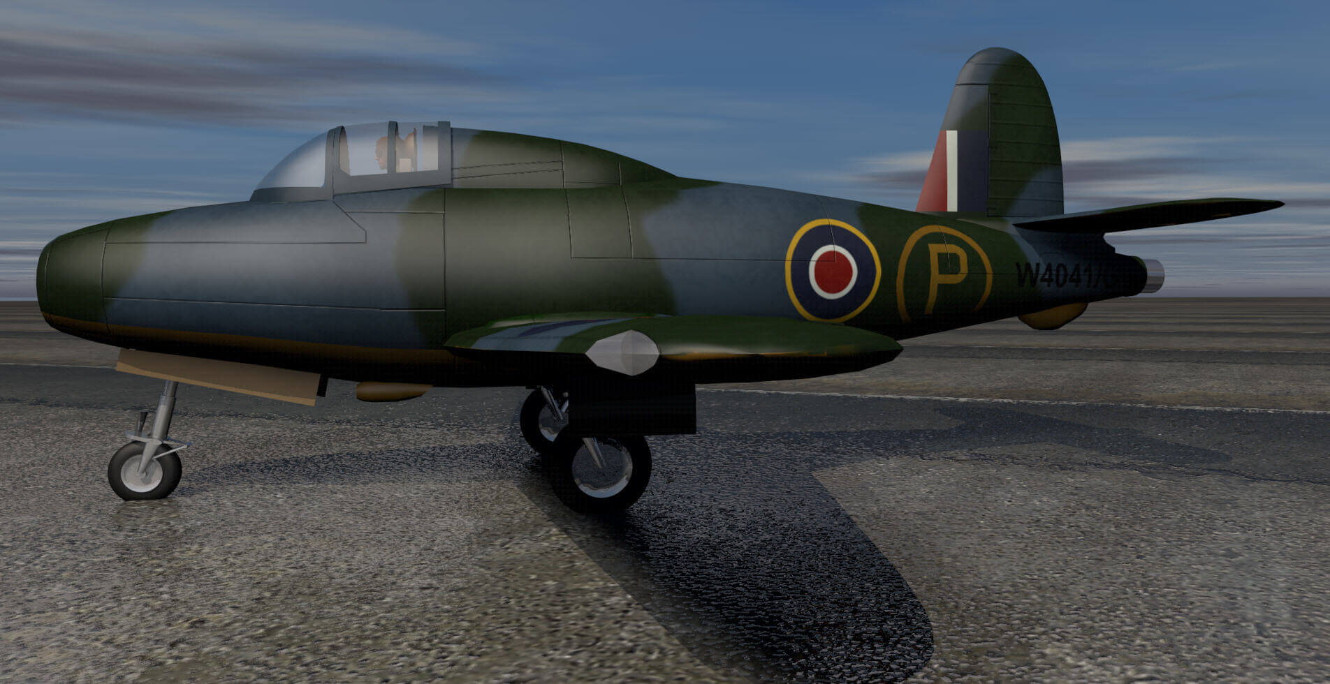 Gloster G40 Pioneer 3D Model by ChipBassChaos