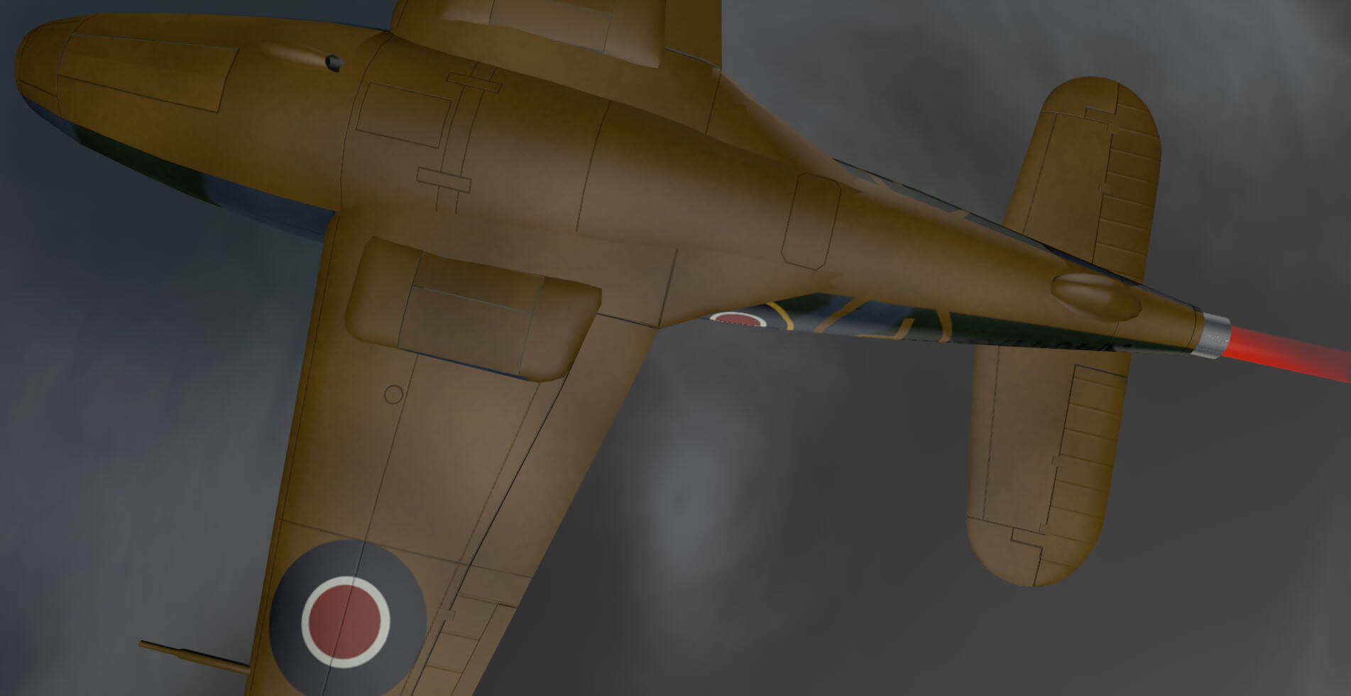 Gloster G40 Pioneer 3D Model by ChipBassChaos