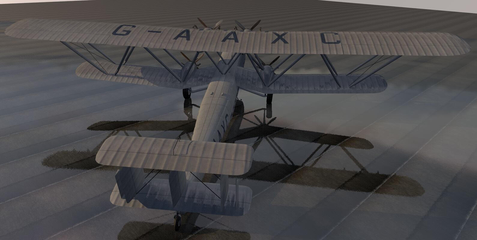 Handley Page HP42 3D Model by ChipBassChaos