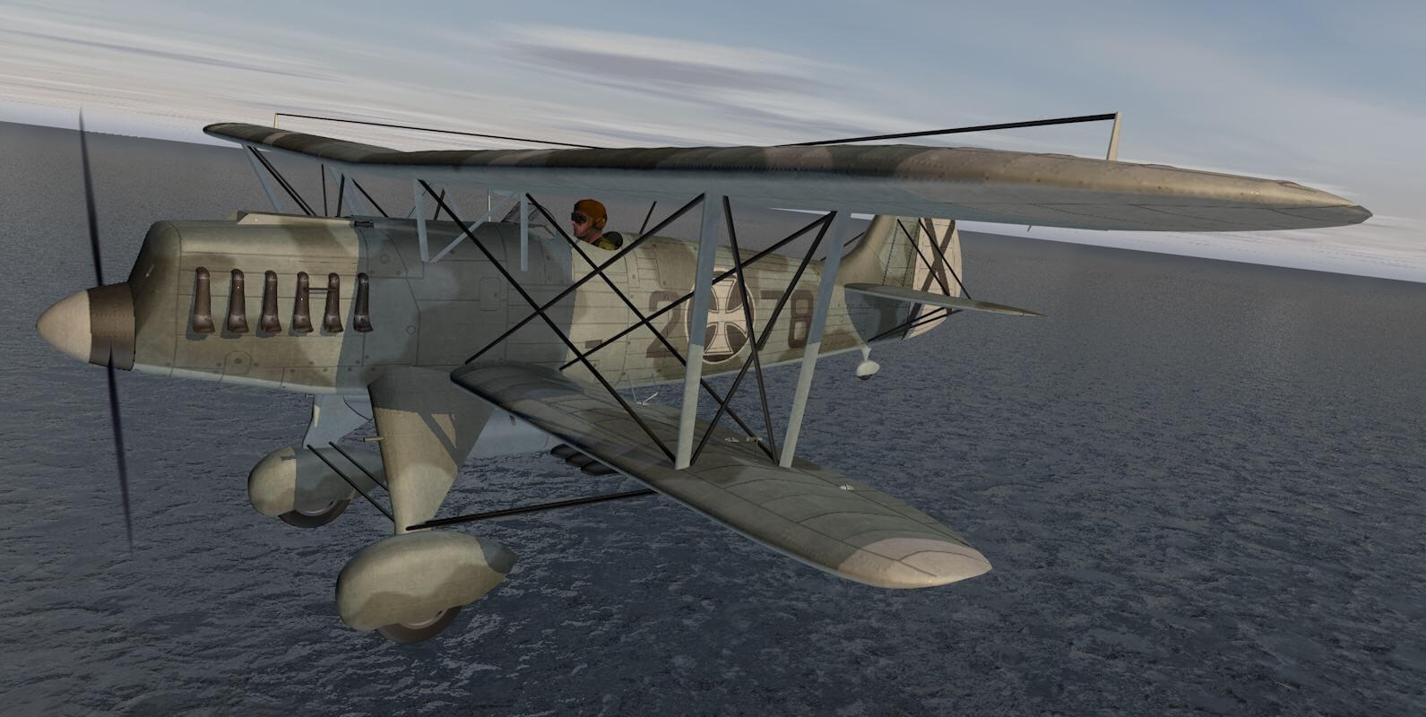 Heinkel He-51 A-1 3D Model by ChipBassChaos