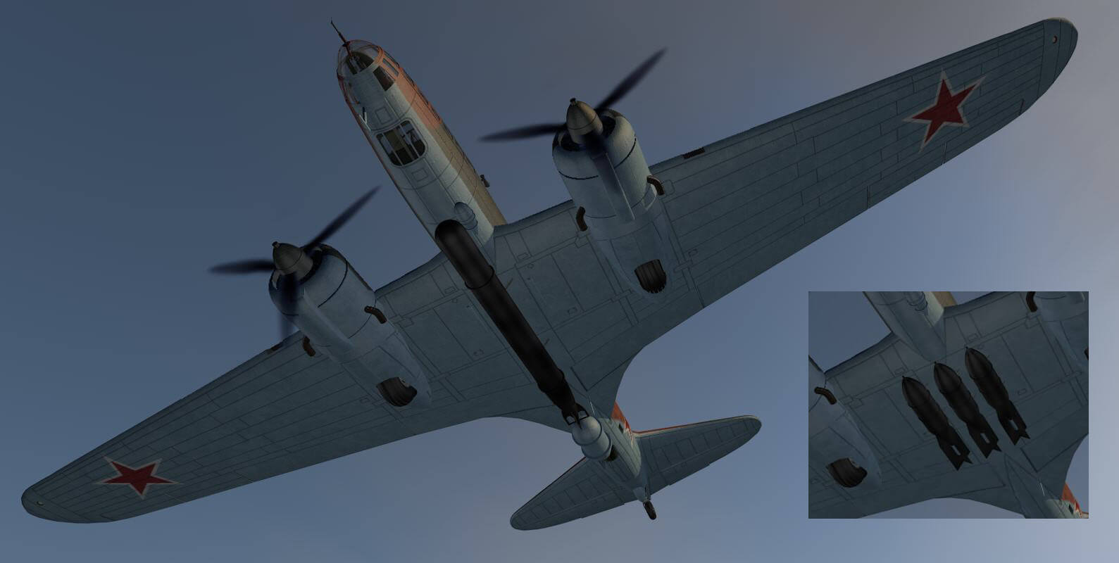 Ilyushin IL4 IL4T DB3F 3D Model by ChipBassChaos