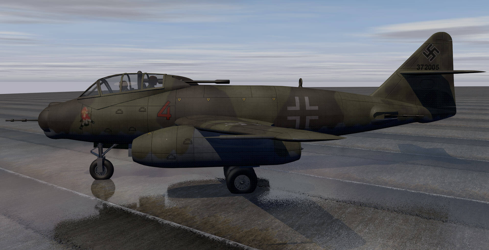 Messerschmitt Me-P1099B 3D Model by ChipBassChaos