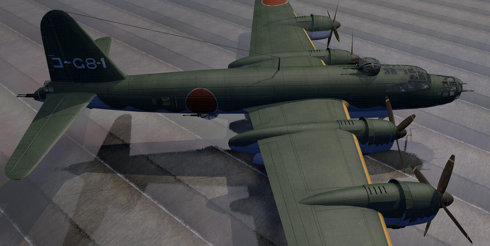 Nakajima G8N1 Renzan Rita 3D Model By ChipBassChaos